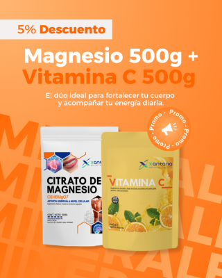 Magnesio 500g + Vitamina C 500g--imagen