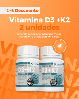 Vitamina D3 + K2  2u. --imagen