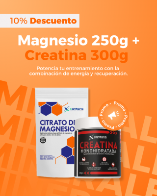 MAGNESIO 250 GRS + CREATINA 300 GRS--imagen