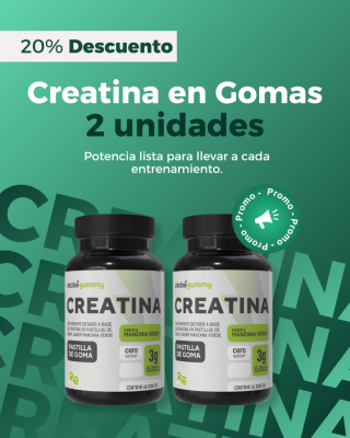 CREATINA EN GOMITAS MANZANA x2U.--imagen