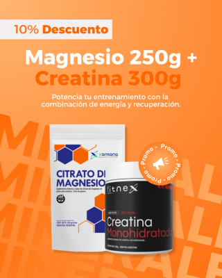 MAGNESIO 250 GRS + CREATINA 300 GRS--imagen