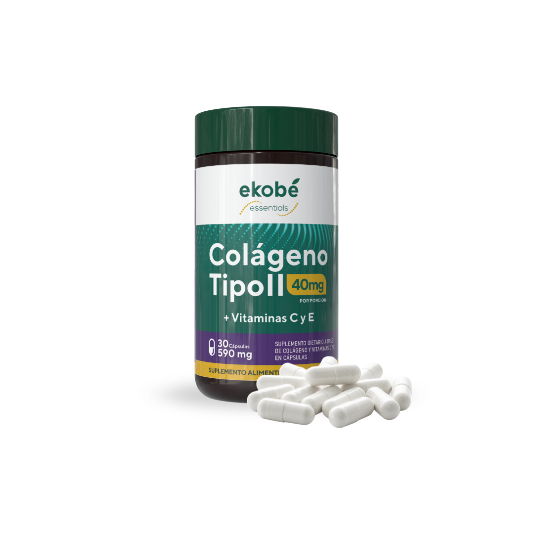 Colágeno Tipo II No Desnaturalizado + Vitamina C y E | Fórmula Avanzada Articular