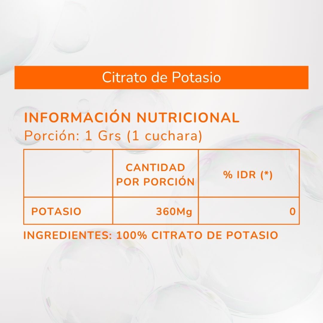 Citrato de potasio 250g