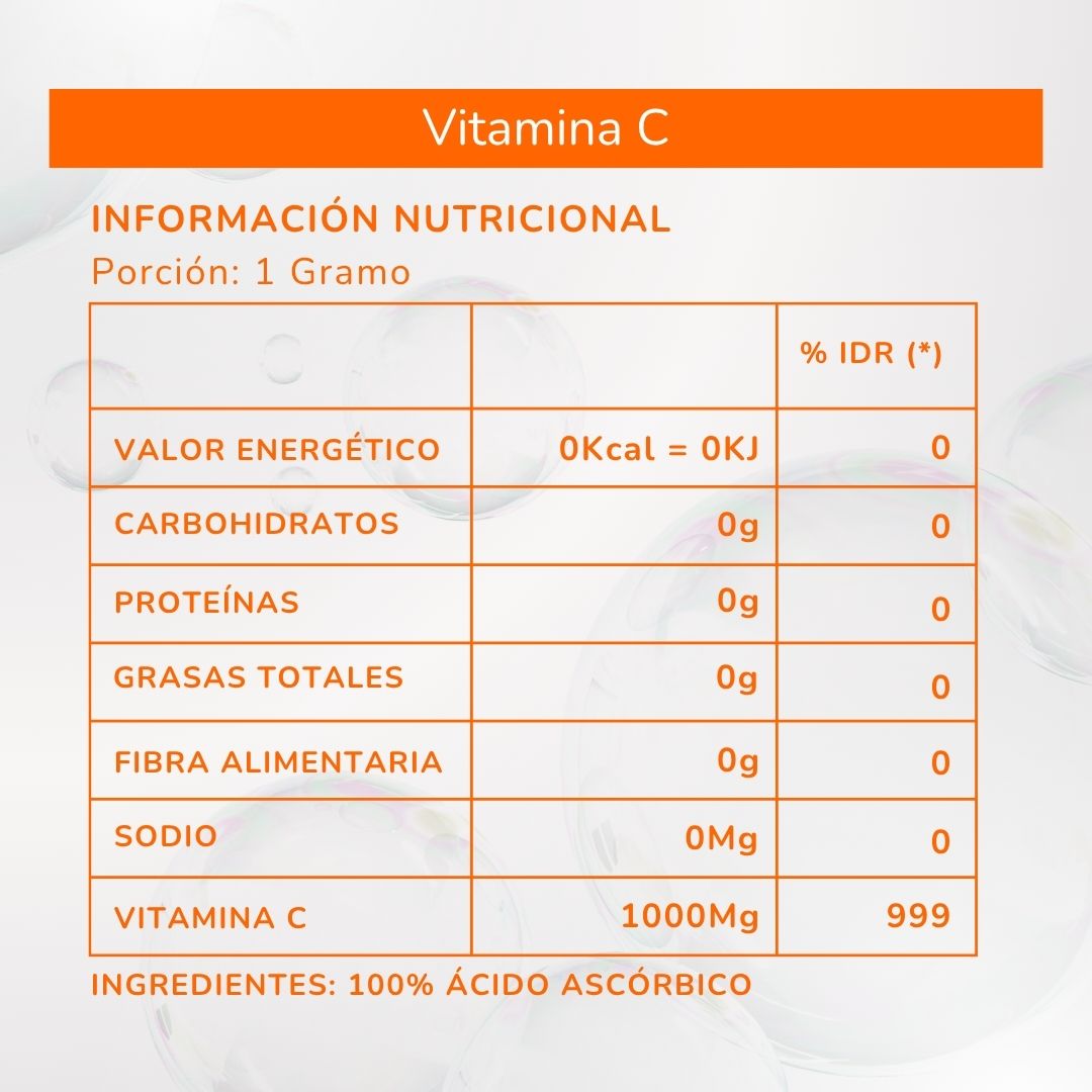 Colágeno Hidrolizado 1kg + Ácido Ascórbico 1kg