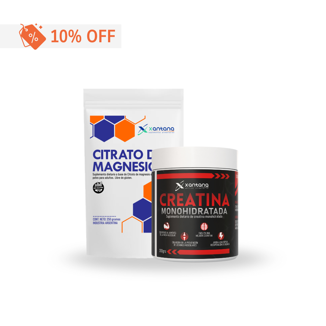Magnesio 250g + Creatina 300g