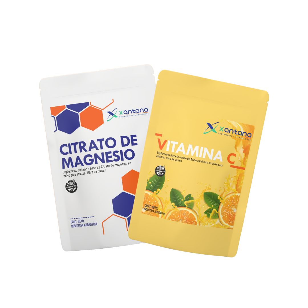 Magnesio 500g + Vitamina C 500g