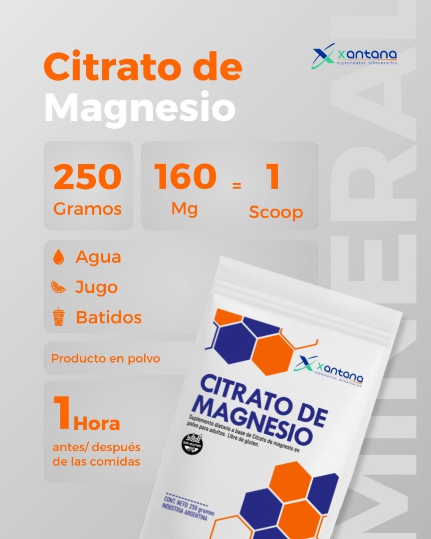 Citrato de Magnesio 250g