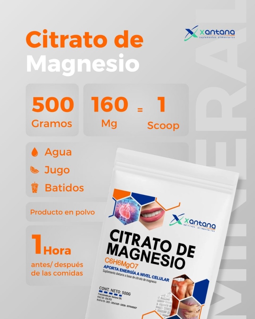 Citrato de Magnesio 500g