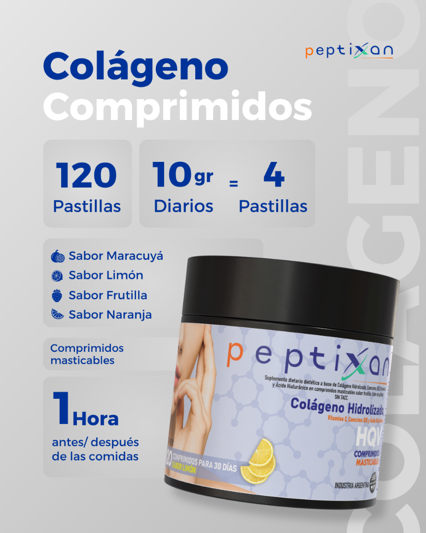 COLÁGENO HIDROLIZADO EN PASTILLAS MASTICABLES