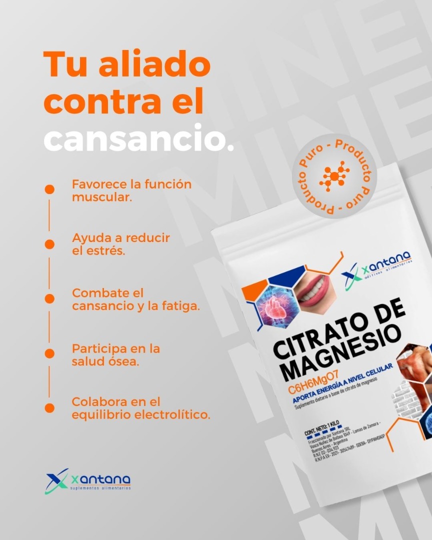 Citrato de Magnesio 1k 