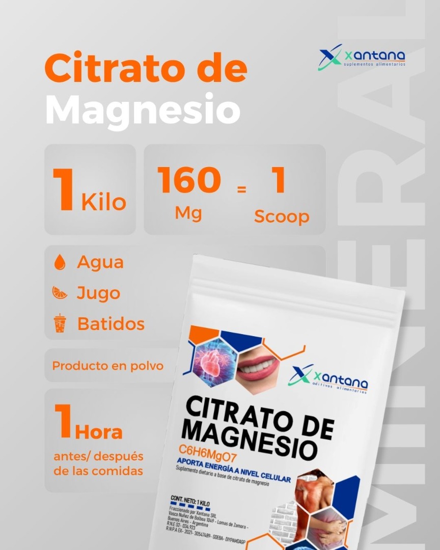 Citrato de Magnesio 1k 