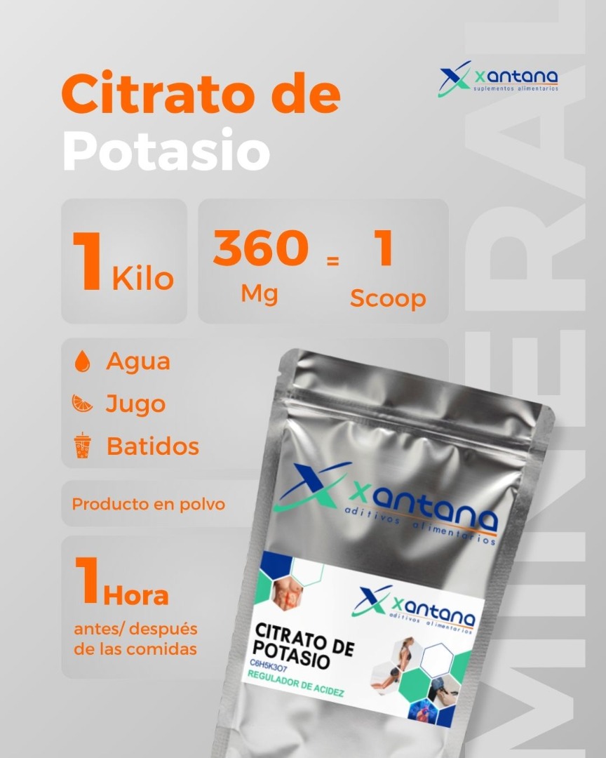 CITRATO DE POTASIO 1 KILO