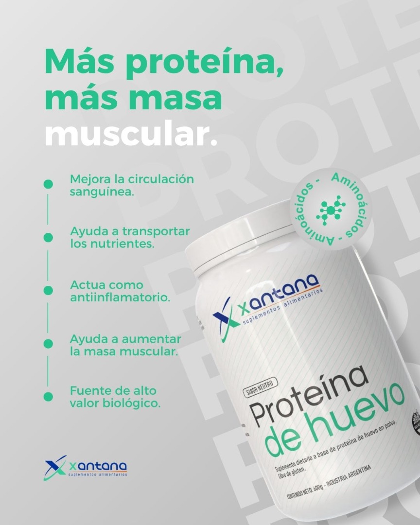 Proteína de huevo 600g