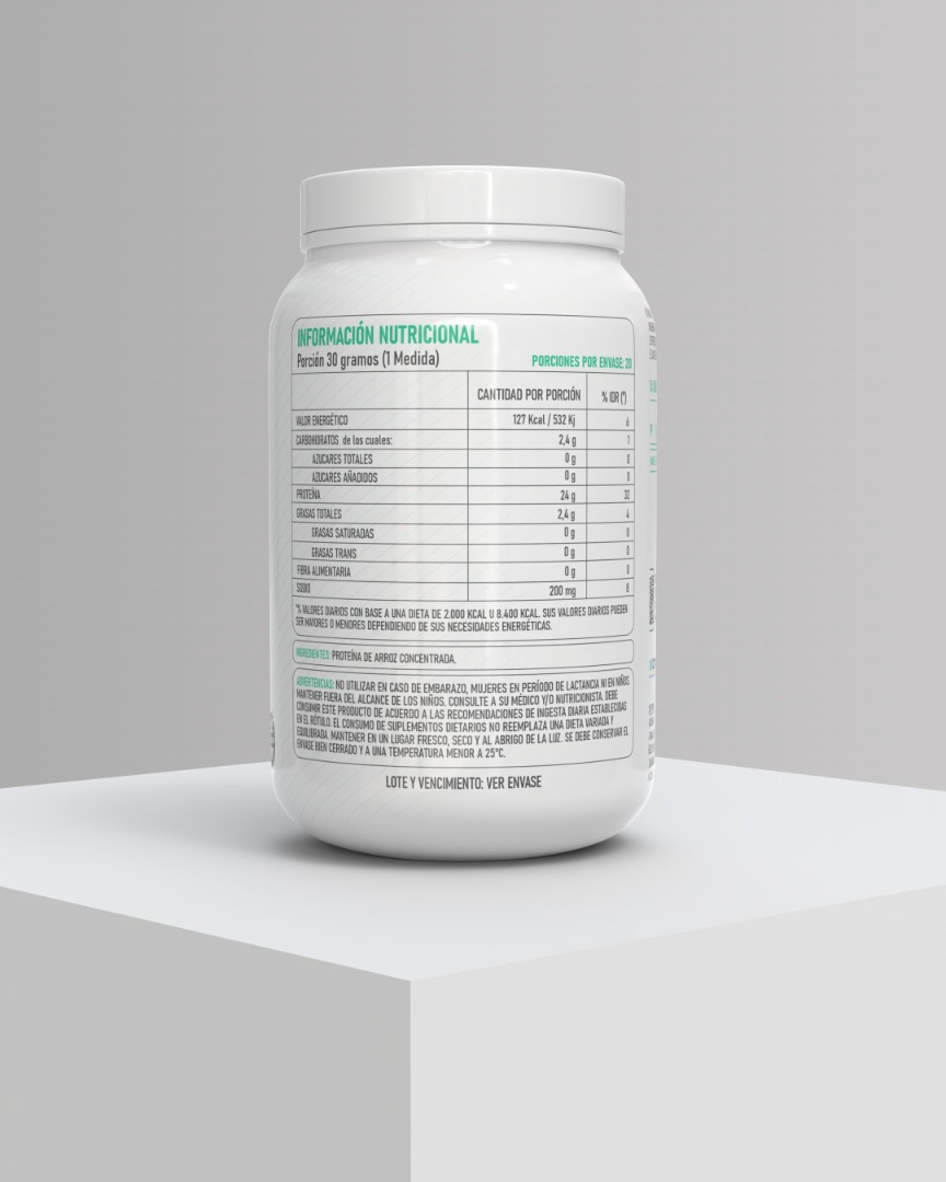 PROTEÍNA DE ARROZ 600 GRS