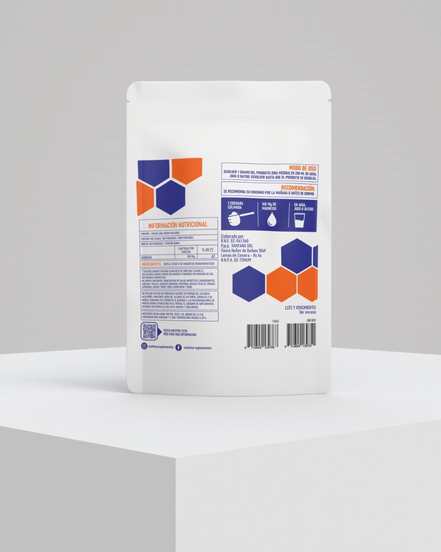 CITRATO DE MAGNESIO 500 GRS