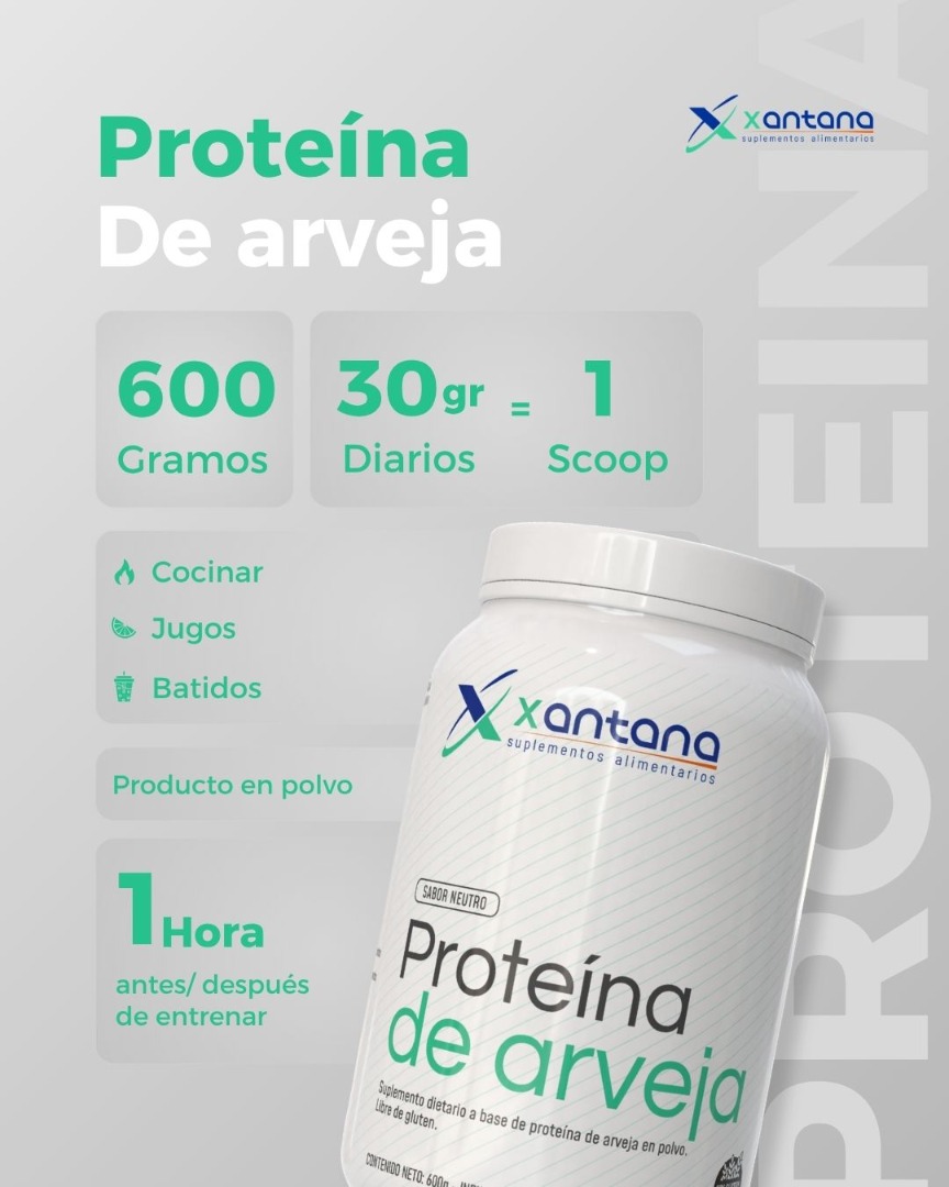 PROTEÍNA DE ARVEJA 600 GRS
