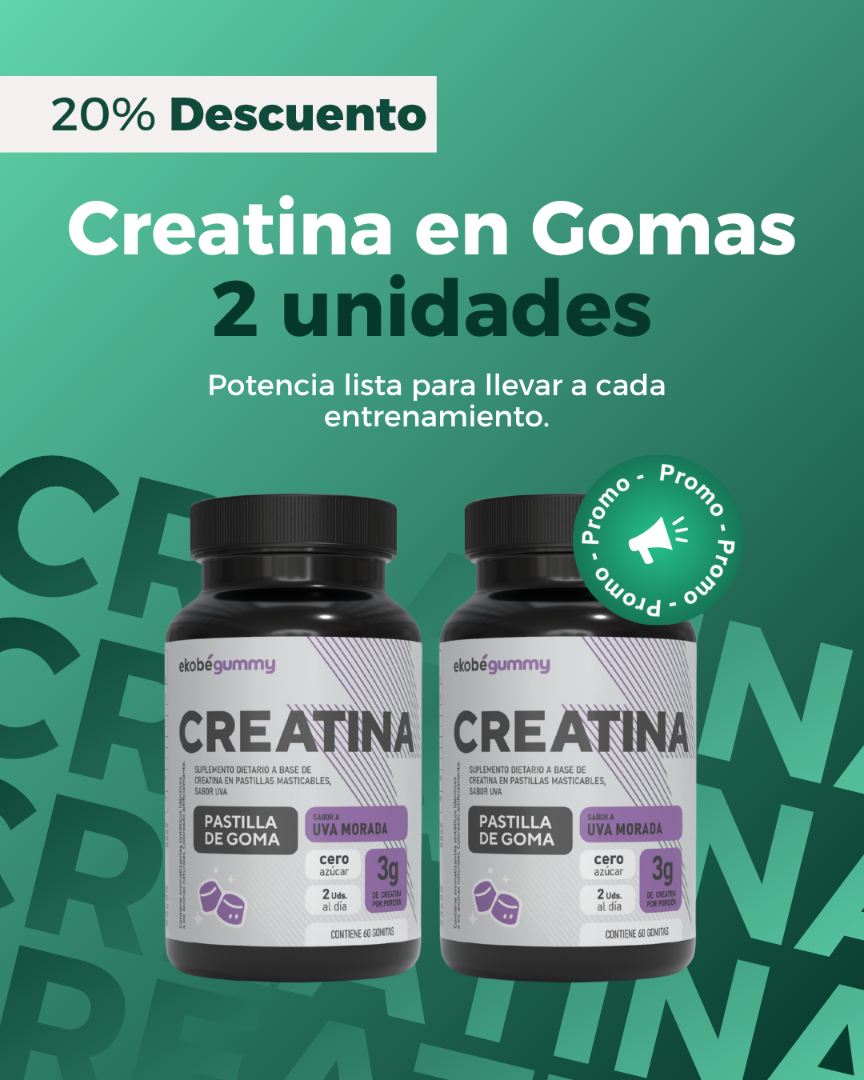 CREATINA EN GOMITAS UVA x2U.