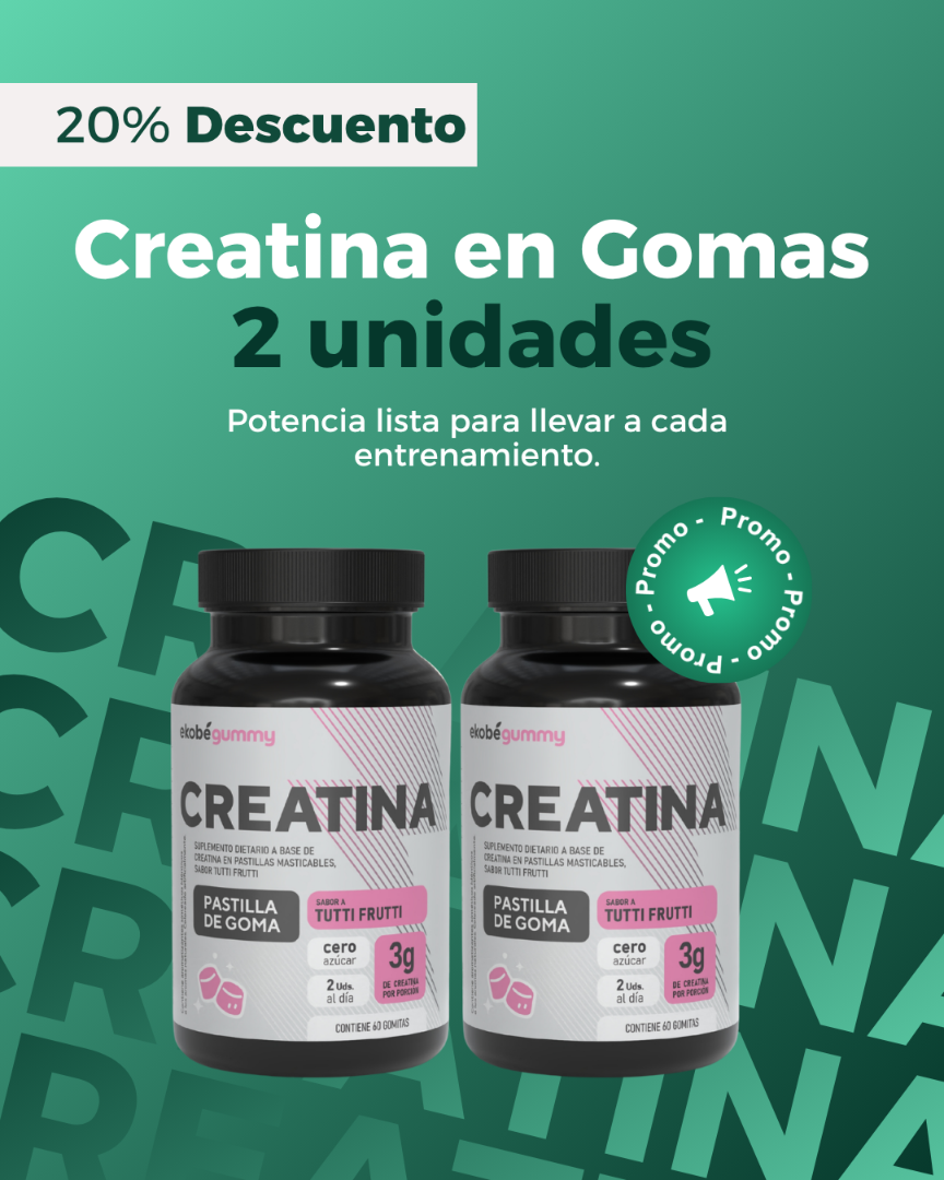 CREATINA EN GOMITAS TUTTI FRUTTI x2U.