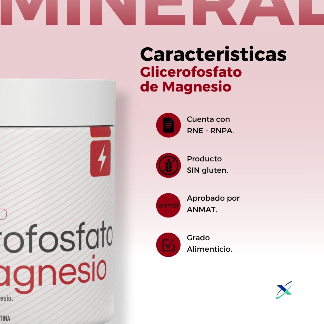 GLICEROFOSFATO DE MAGNESIO 250G