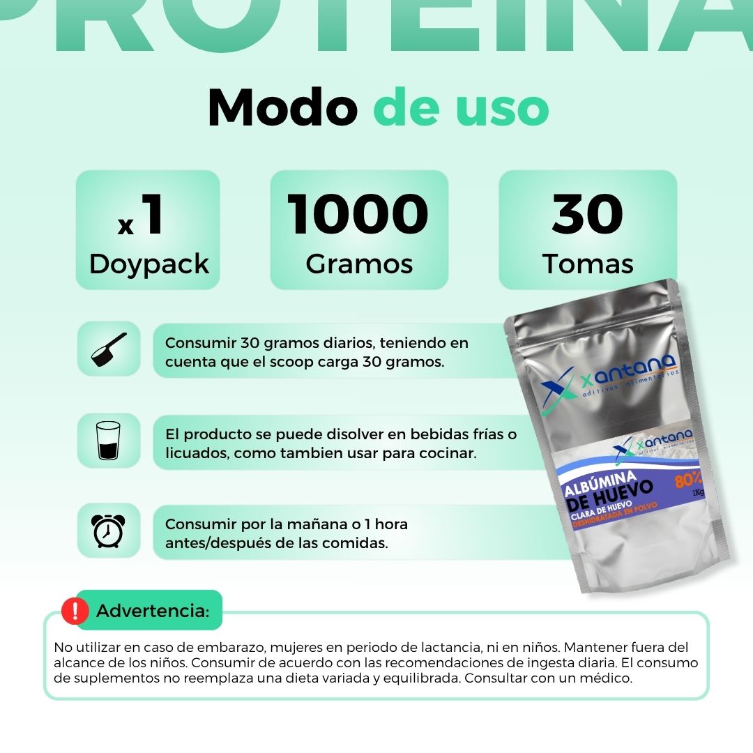 PROTEÍNA DE HUEVO 1 KILO