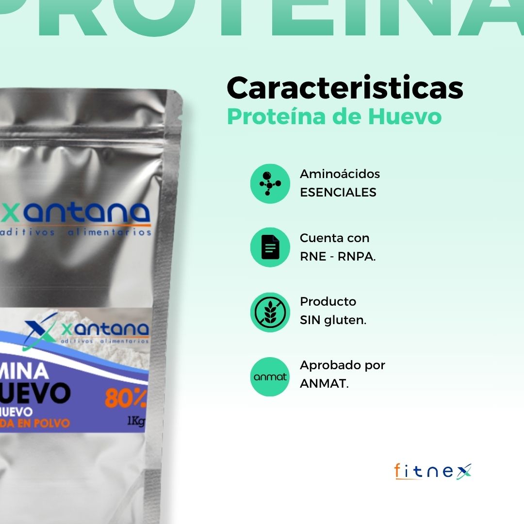 PROTEÍNA DE HUEVO 1 KILO
