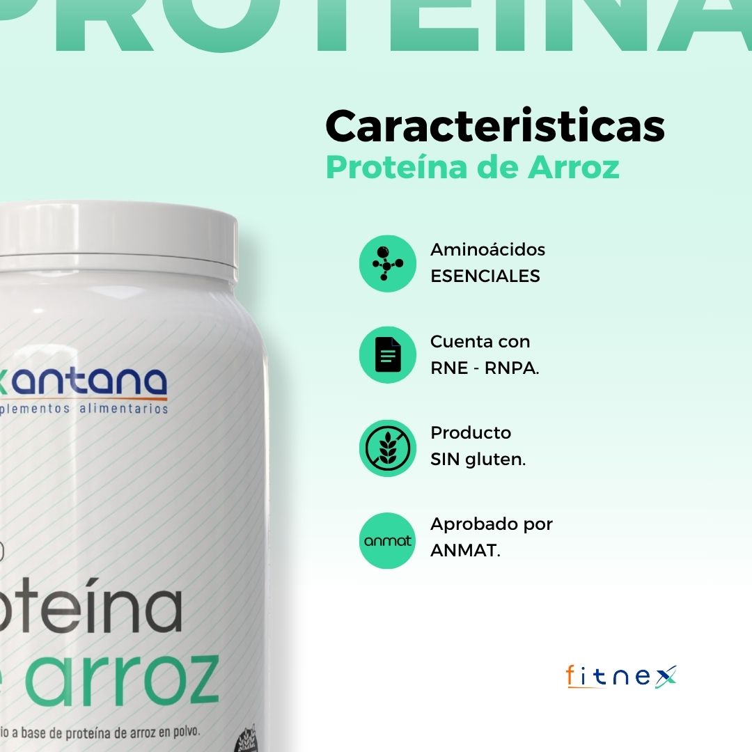 PROTEÍNA DE ARROZ 600 GRS
