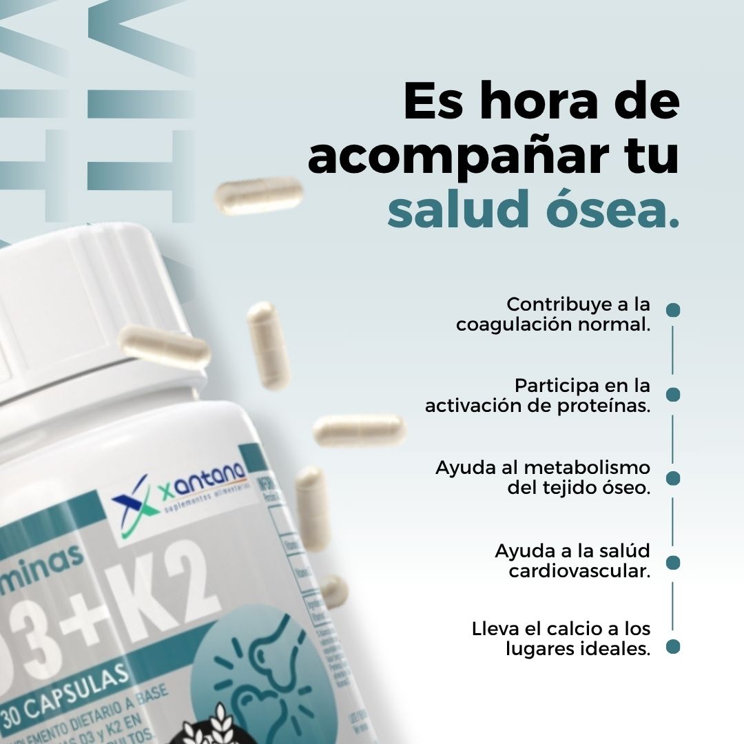 VITAMINA D3 + K2  x2U. 