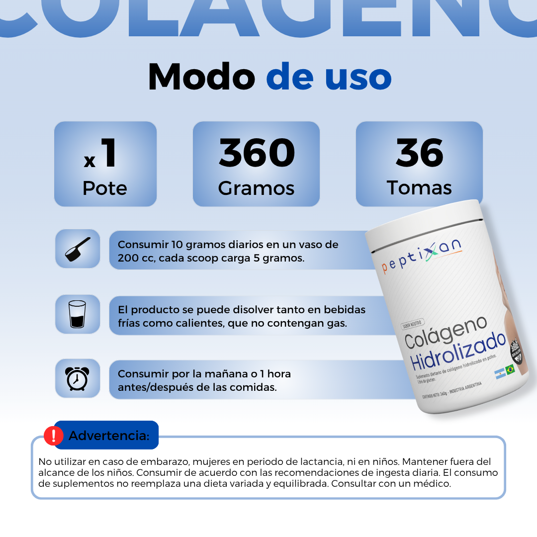 COLÁGENO HIDROLIZADO 360 GRS