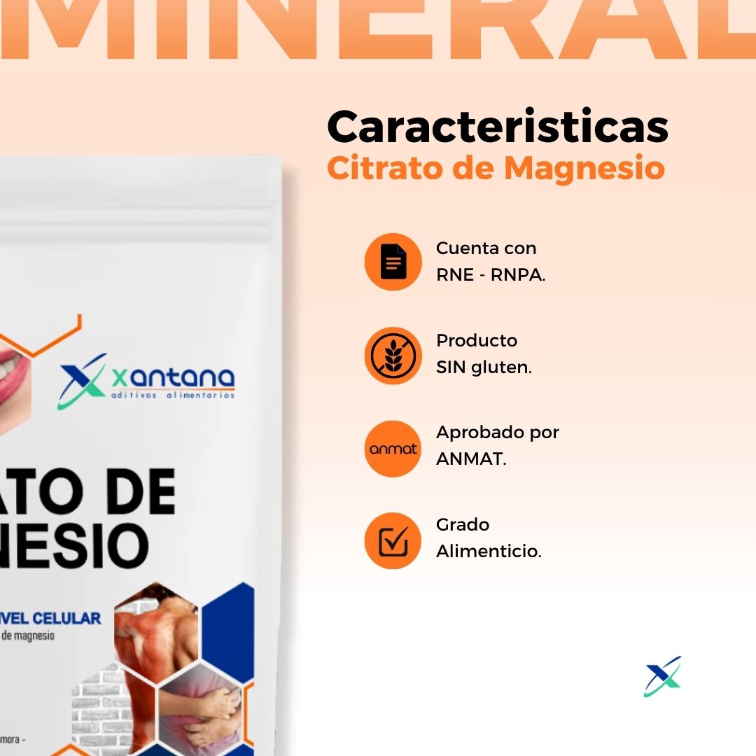 CITRATO DE MAGNESIO 250 GRS