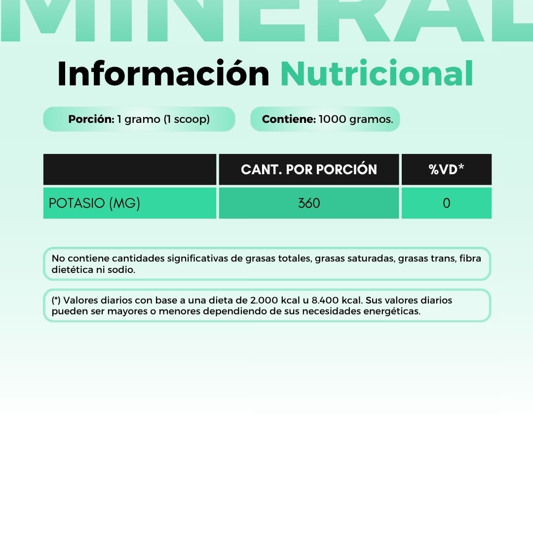 MAGNESIO 1 KILO+ POTASIO 1 KILO