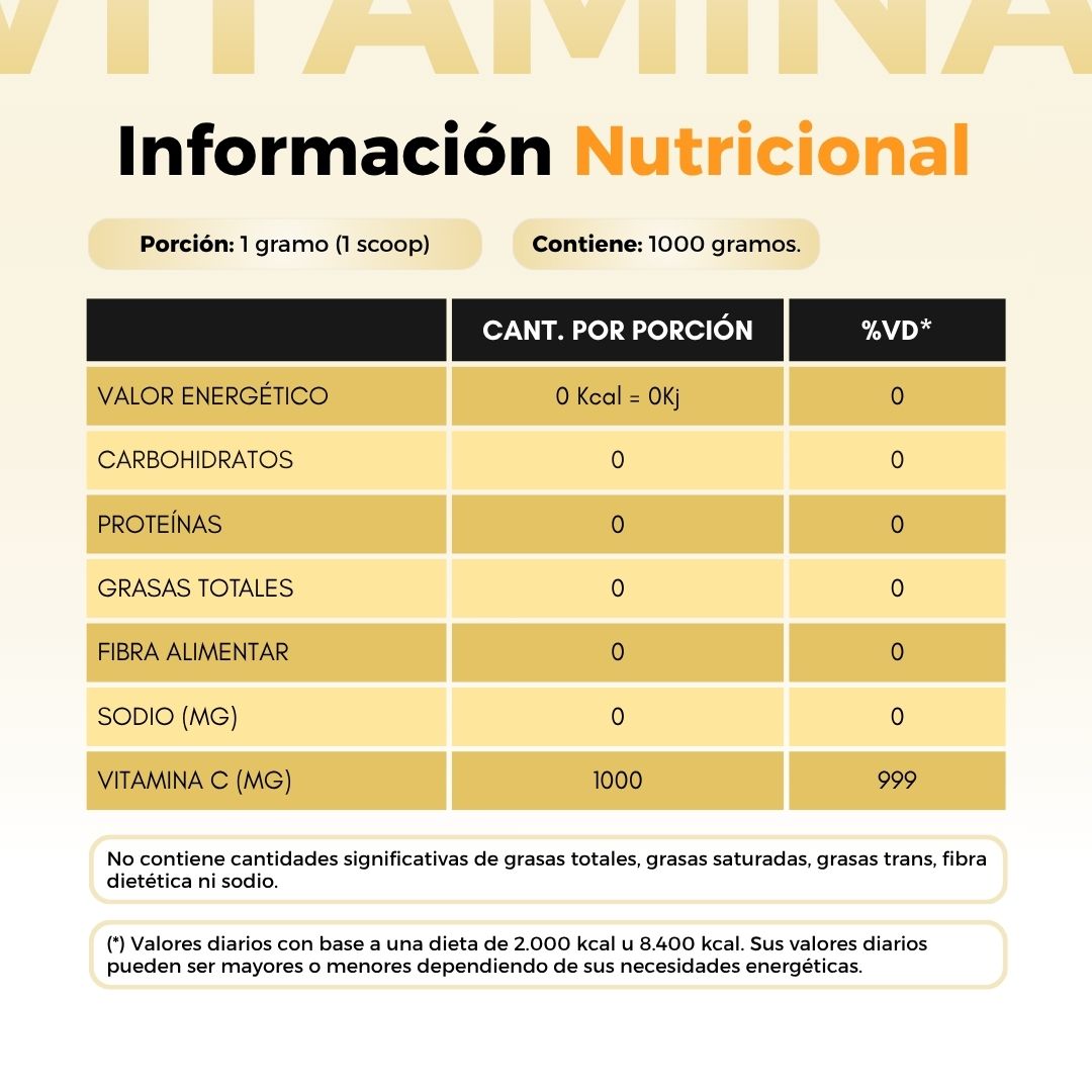 VITAMINA C 1 KILO