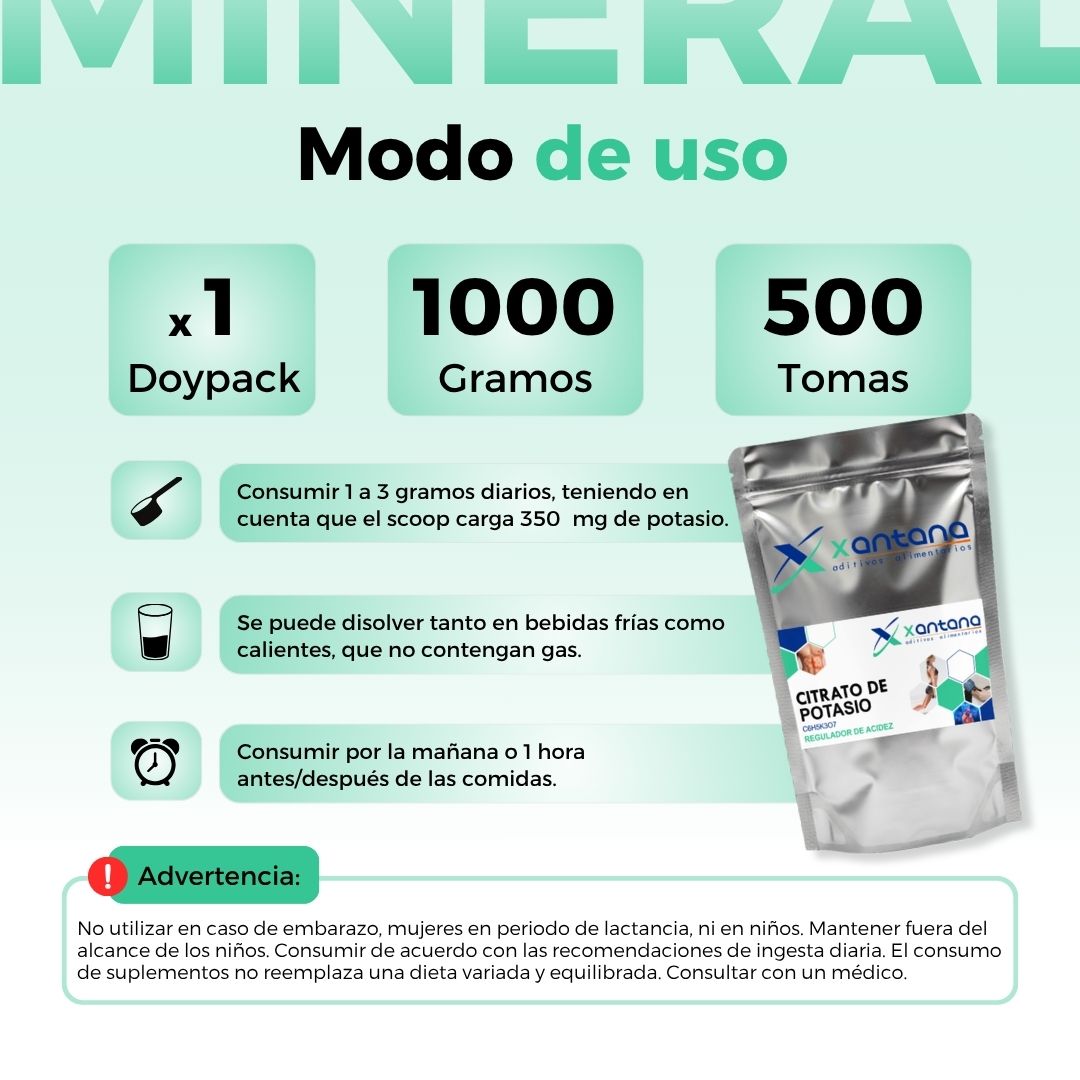 CITRATO DE POTASIO 1 KILO