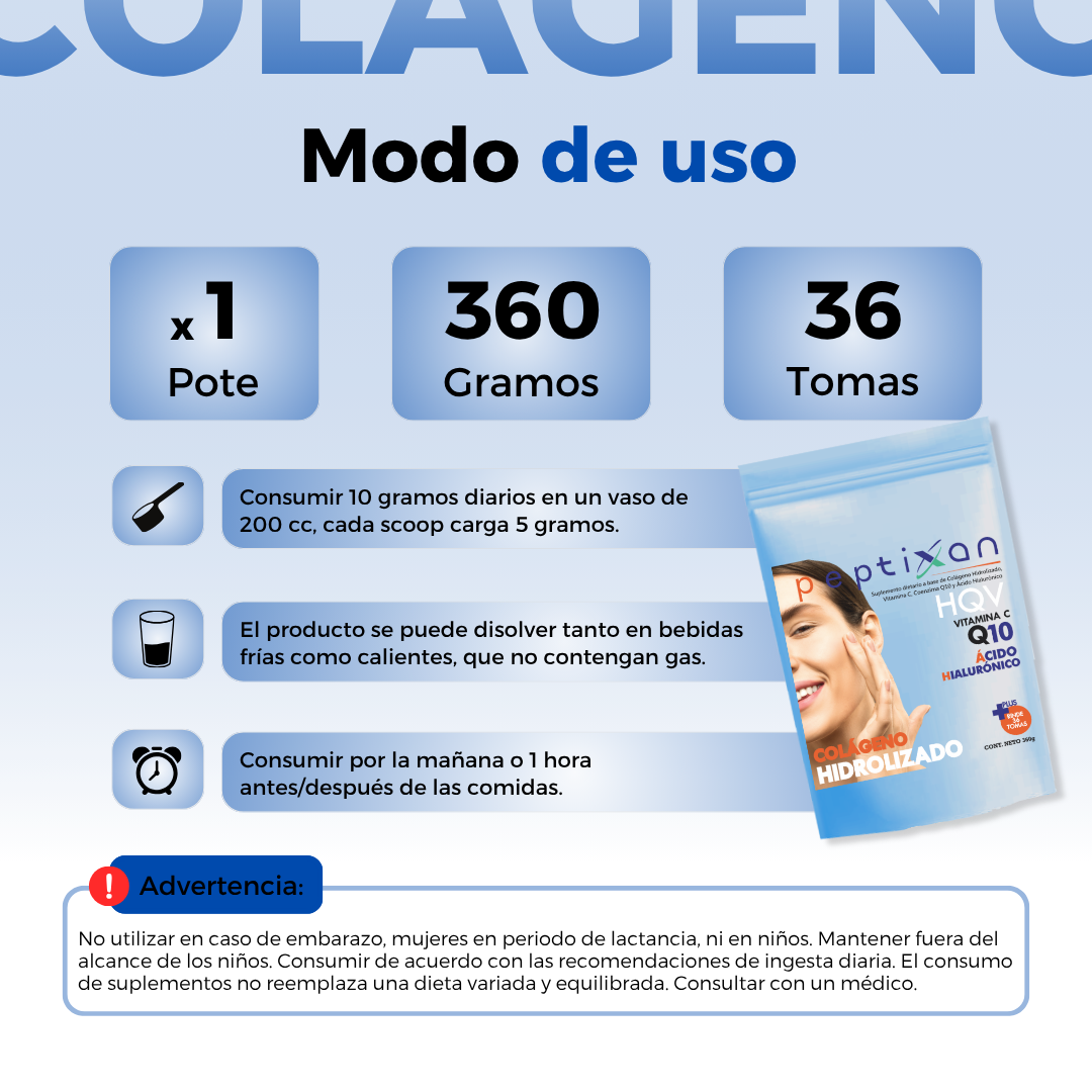 COLÁGENO HQV 360 GRS