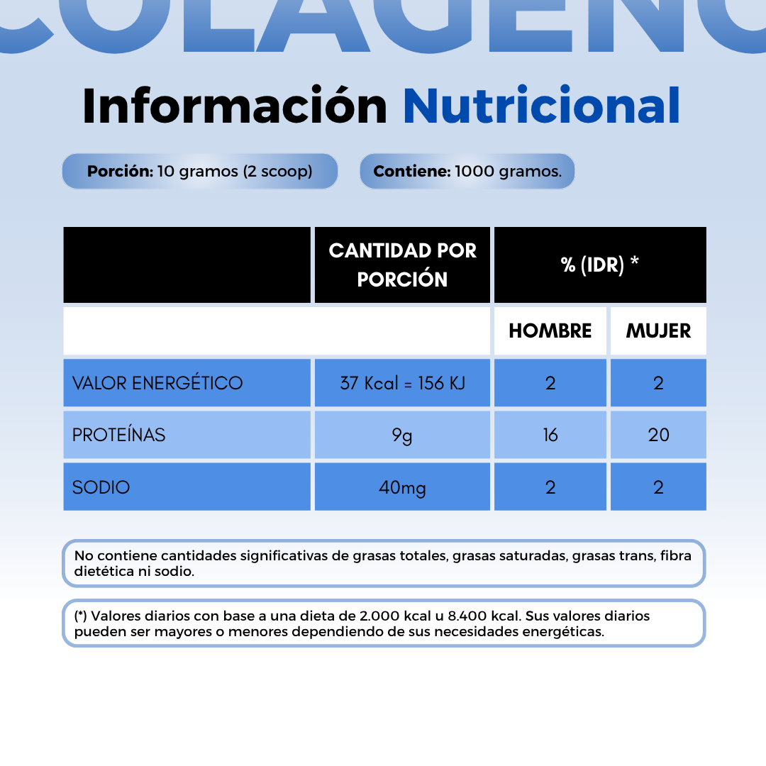 COLÁGENO HIDROLIZADO 1 KILO